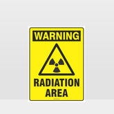 Custom Design Sign,Warning Radiation Area Sign
